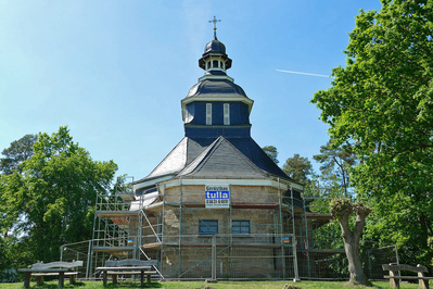 Einrüstung der Weingartenkapellet